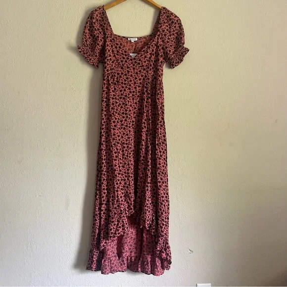 NWT Patrons Of Peace High To Low Maxi Dress in Floral Print - Picture 6 of 7